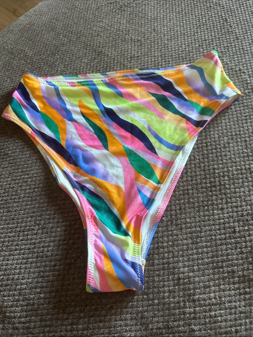 H&M Rainbow Wave-Print Bikini Bottoms